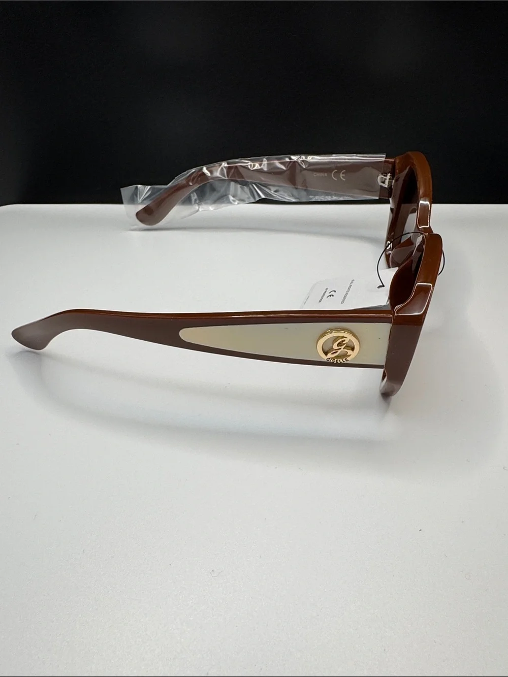 Unbranded Brown Cat-Eye Sunglasses for Women